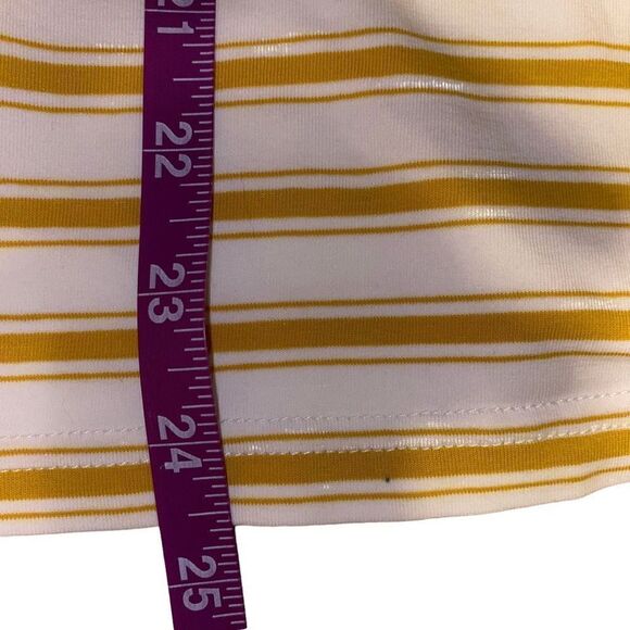 Matilda Jane Sunny Boat Golden Yellow and White Striped Tee - Picture 12 of 12